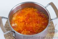 Овощной суп с фрикадельками из фасоли