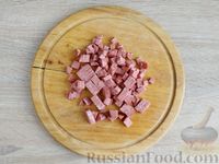 Рассольник с рисом и колбасой