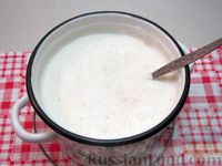 Овсянка с бананом и взбитыми белками